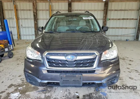2017 Subaru Forester 2.5I from USA, damaged, VIN JF2SJABC3HH445317